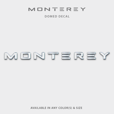 Monterey Domed Decal, 2025 to current
