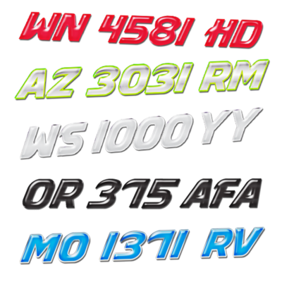 Domed Moomba Registration Numbers