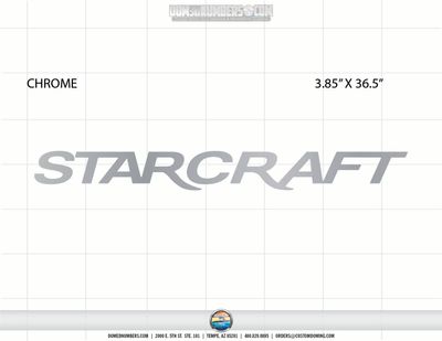 Starcraft Domed Decal
