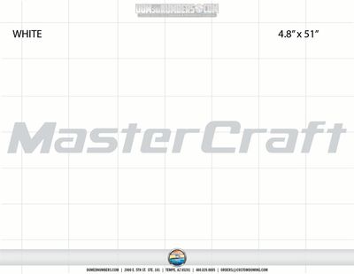 1994 MasterCraft Windshield Decal