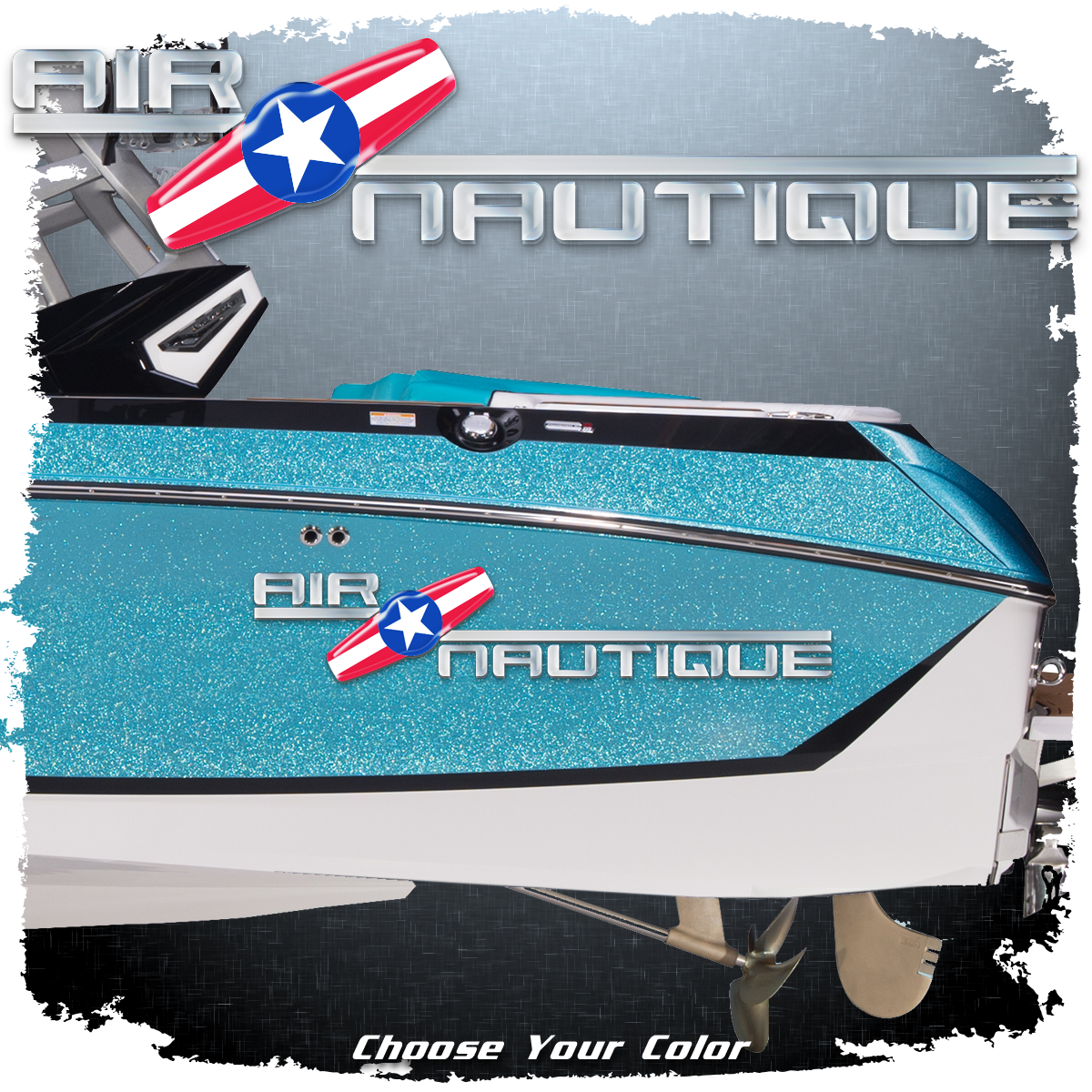 2000-05 Air Nautique Wakeboard Domed Decal