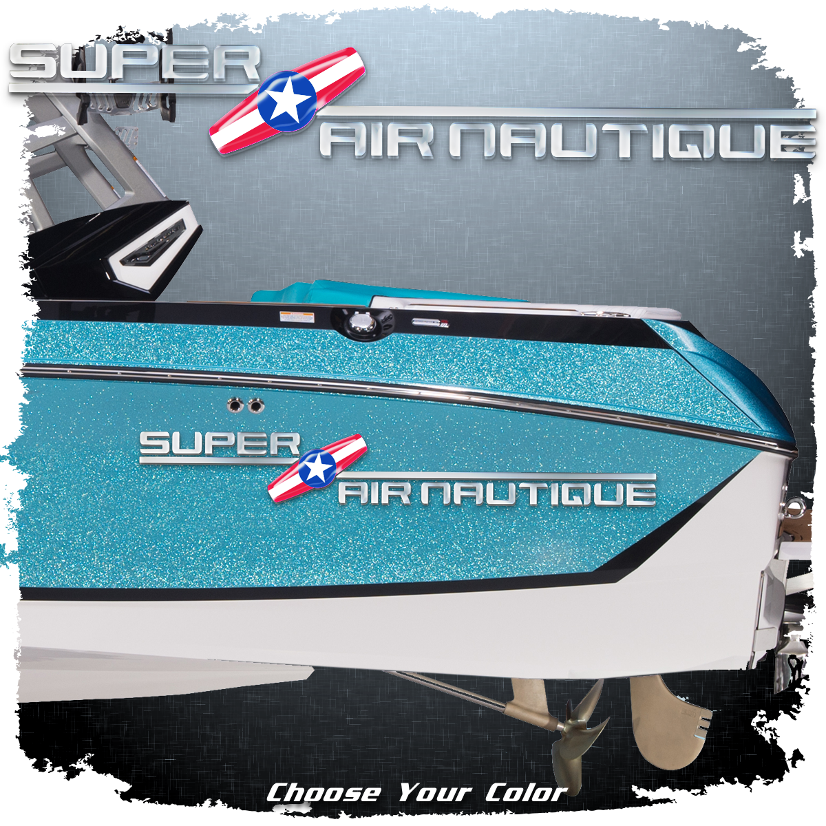 2000-05 Super Air Nautique Wakeboard Domed Decal