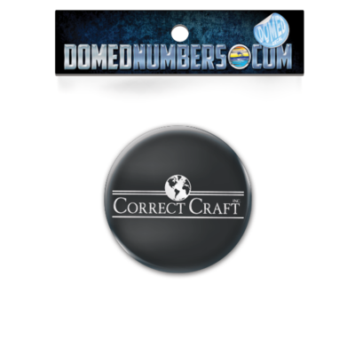 Domed Correct Craft Decal, Serif Version Domed Correct Craft Decal, Serif Version