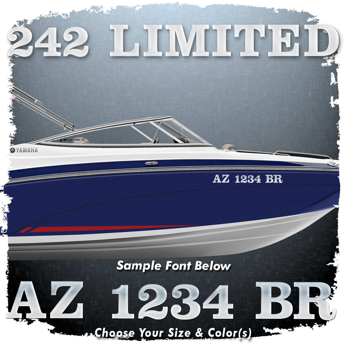 Yamaha 242 Limited Domed Registration