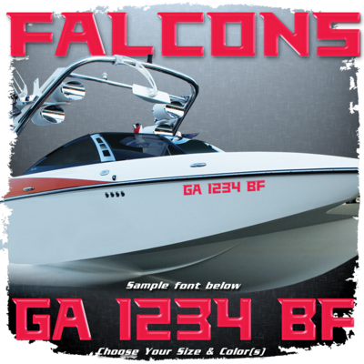 Domed Registration in the Falcons Font