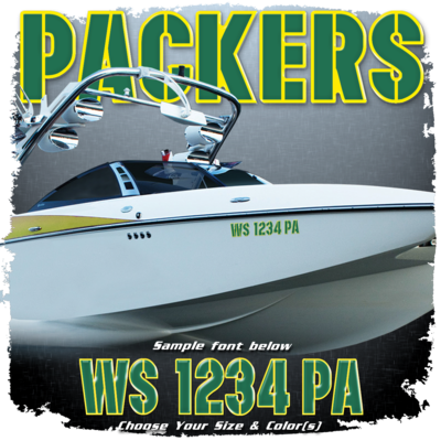 Domed Registration in the Packers Font