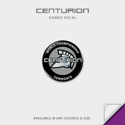 Centurion Domed Steering Wheel Decal