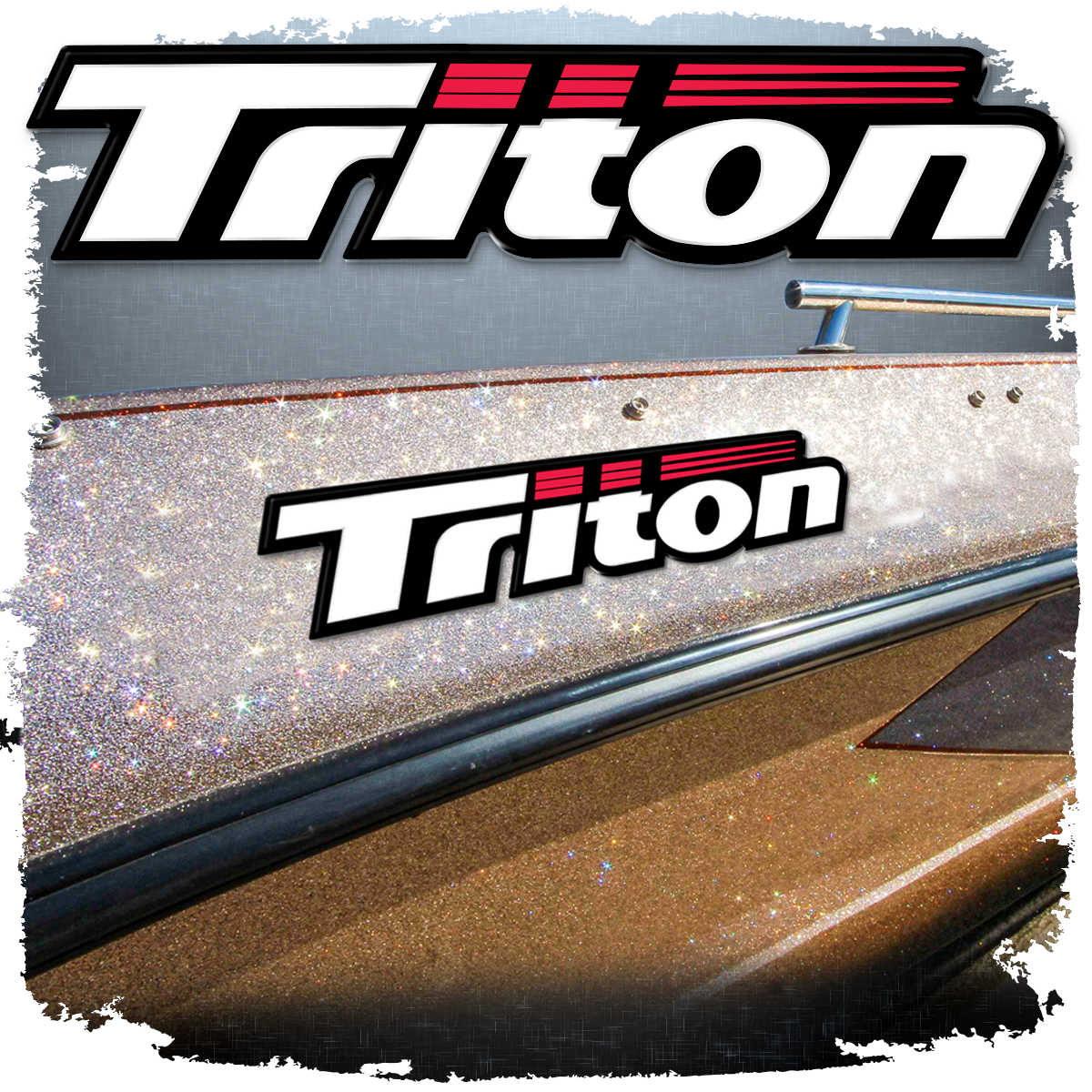 Domed Triton Decal, Choose Your Size (1 Decal included)
