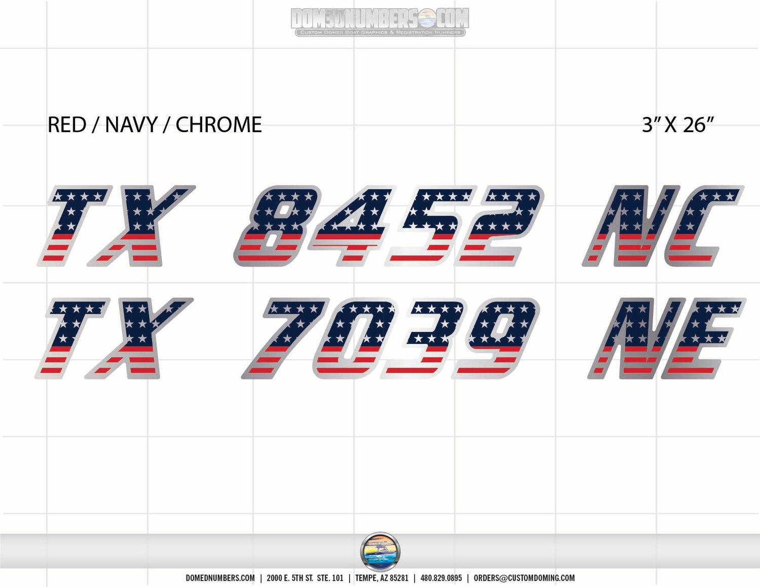 Custom Domed Registration