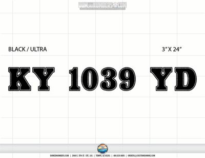 Custom Domed Registration