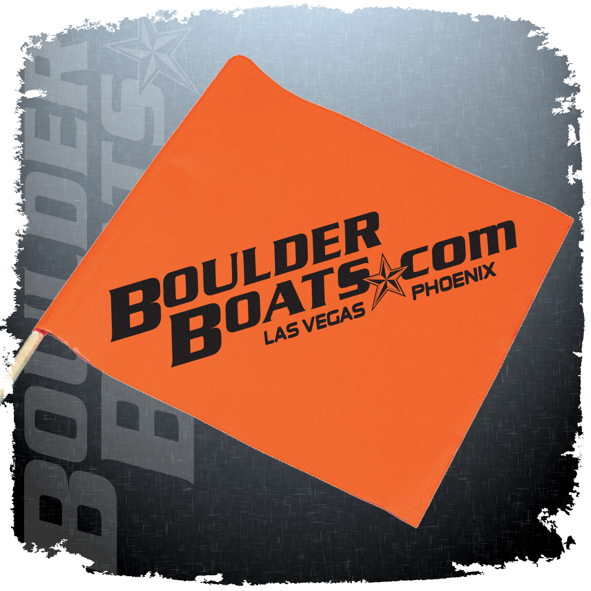 Skier Down Boat Safety Flag Customize with Your Logo!