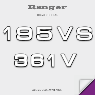 1986-2014 Ranger &#39;Model Number Only&#39; Decal
