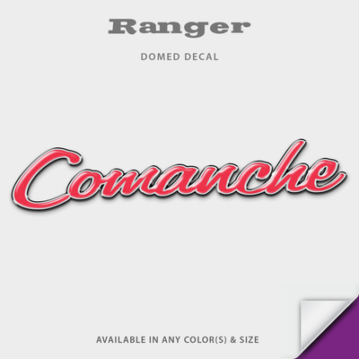 Ranger Boats Comanche Domed Decal v3