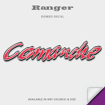 Ranger Boats Comanche Domed Decal v2