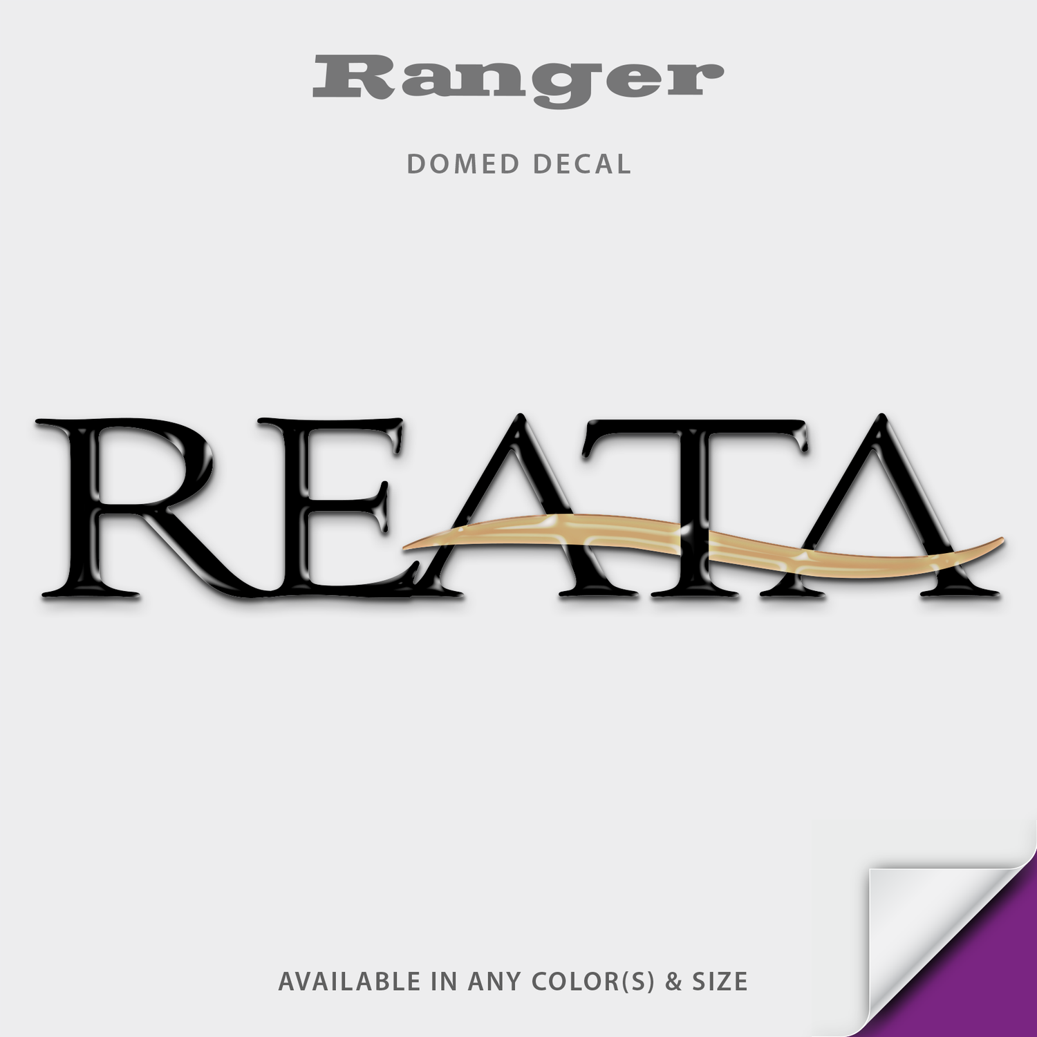Ranger Reata Decal