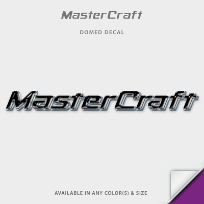 1997 MasterCraft with Shadow Outline Domed Boat Decal