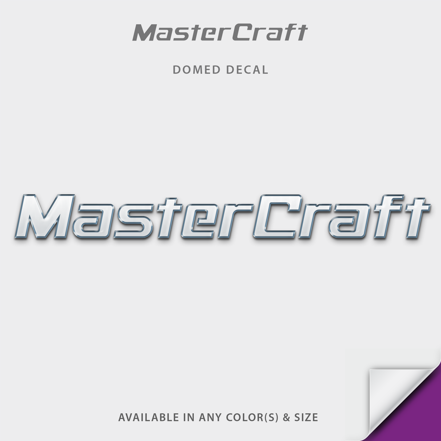 MasterCraft Domed Trailer Decal