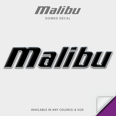 2014-2026 Malibu Domed Boat Decal