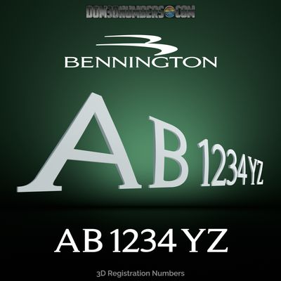 Bennington 3D Emblem Registration
