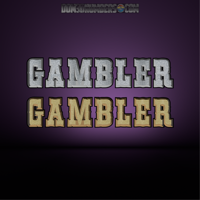 Gambler Factory Matched Domed Decal Set