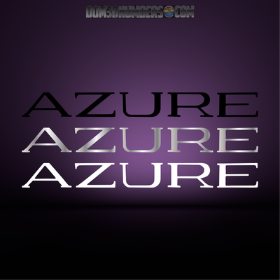 Azure Domed Boat Decal