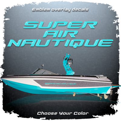 Nautique Overlay Domed Decals, Choose Your Model or Size