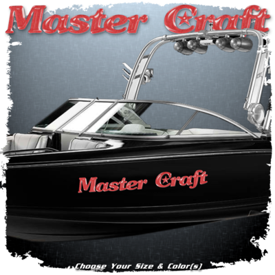 MasterCraft Star Decal, ('80-'85), Choose your color (Includes 1 Decal)