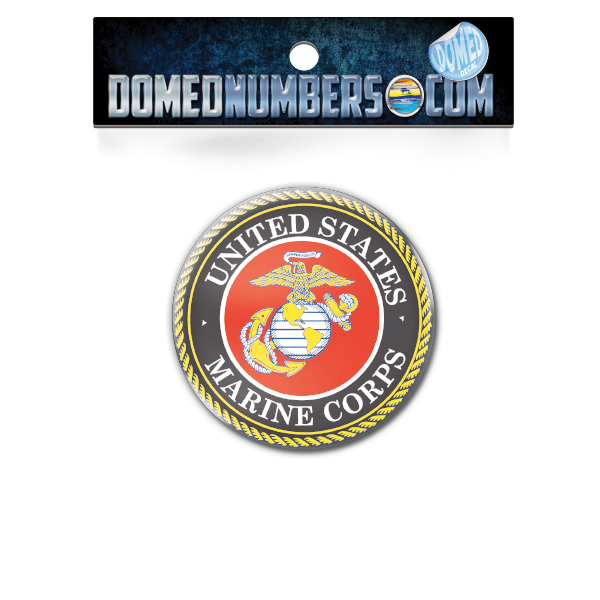 Marine Corps Domed Decal