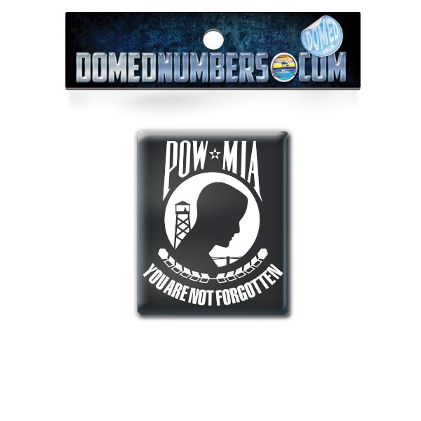 POW/MIA Domed Decal