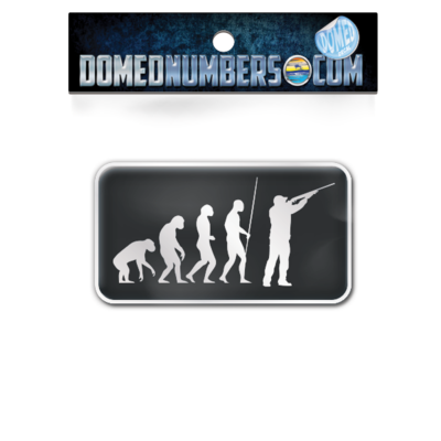 Evolution of Bird Hunting Domed Decal