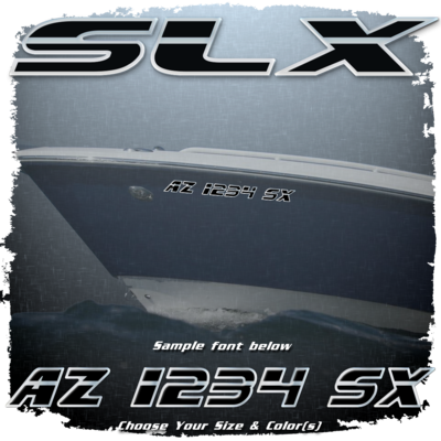Sea Ray SLX Domed Registration