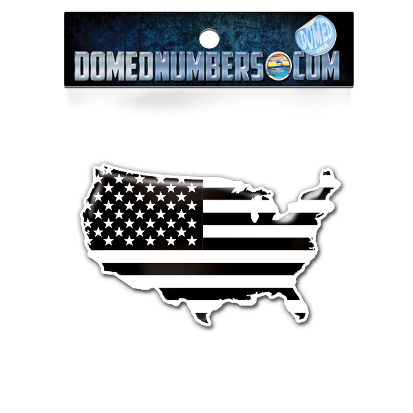 American Flag &quot;This Land is Our Land&quot;, Choose Your Size, Color Scheme: Black and White Edition, Reverse the Flag: No