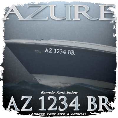 Azure Registration (2 included), Choose Your Own Colors