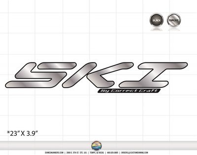 SKI Nautique by Correct Craft (1 decal)