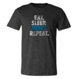 Eat, Sleep, Wake, Repeat - Vintage Soft Unisex T Shirt