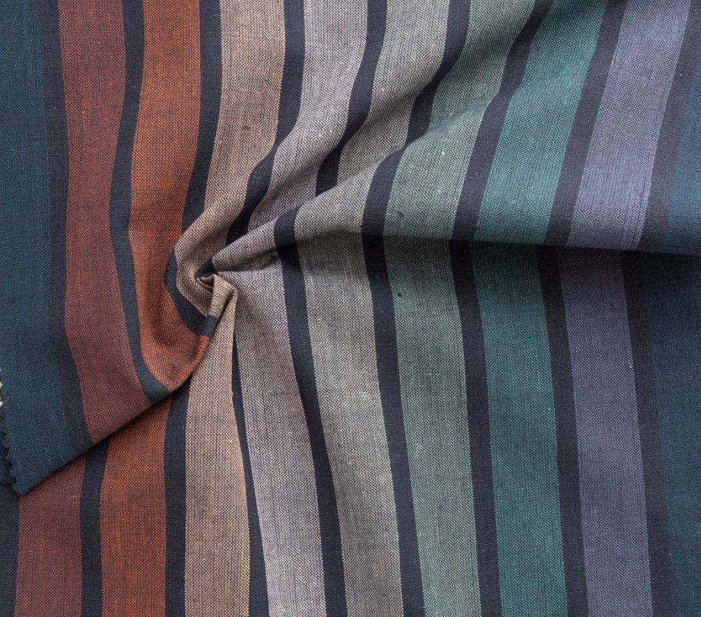 MGW03 Dark Navy Stripe Monarch Grove by Fableism Supply Co