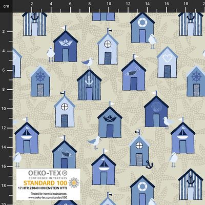 Stof19-1338 Avalana Jersey Blue Beach Houses