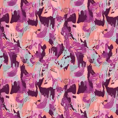 RJR303300-8 I Must Have Flowers - What a Lovely Thing - Coral Charm Digiprint Fabric