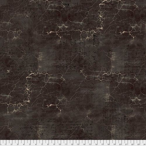 Cracked Shadow in Black by Tim Holtz Ececric Elements for FreeSpirit Fabrics