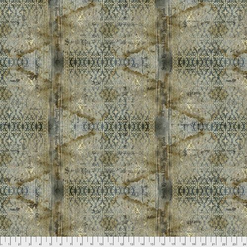 Stained Damask in Neutral by Tim Holtz Eclectic Elements for FreeSpirit Fabrics