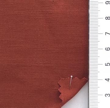 Brick Red Linen Viscose Blend Uniquely for The Sewing Cafe