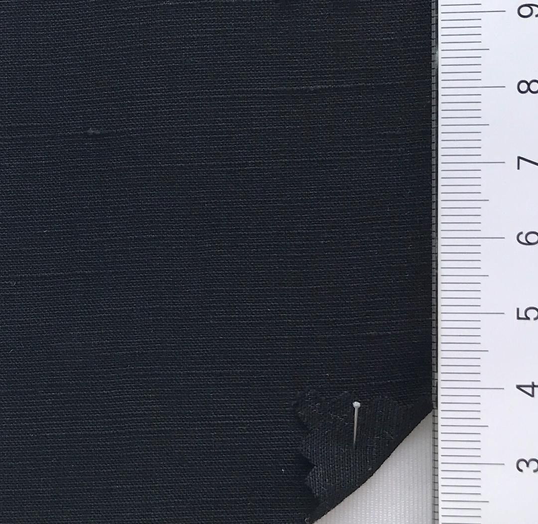 Black Linen Viscose Blend Uniquely for The Sewing Cafe