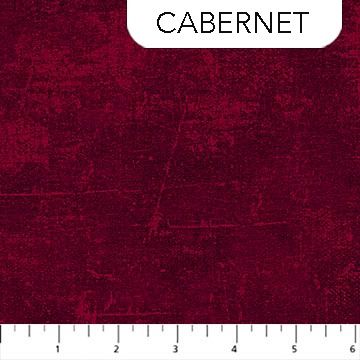 Canvas Flannel in Cabernet for Northcott