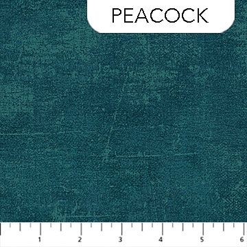 Canvas Flannel in Peacock for Northcott