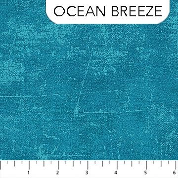 Canvas Flannel in Ocean Breeze for Northcott