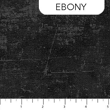 Canvas Flannel in Ebony for Northcott