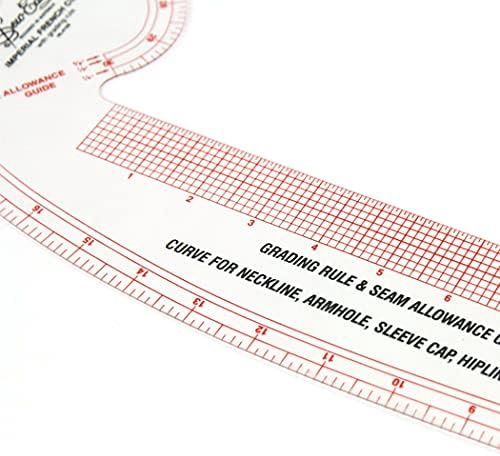Sew Easy Imperial French Curve with Grading Rule