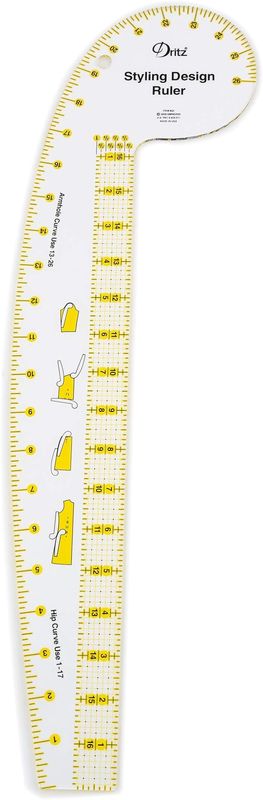 Dritz Styling Design Ruler - French Curve