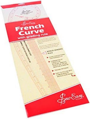 Sew Easy Imperial French Curve with Grading Rule