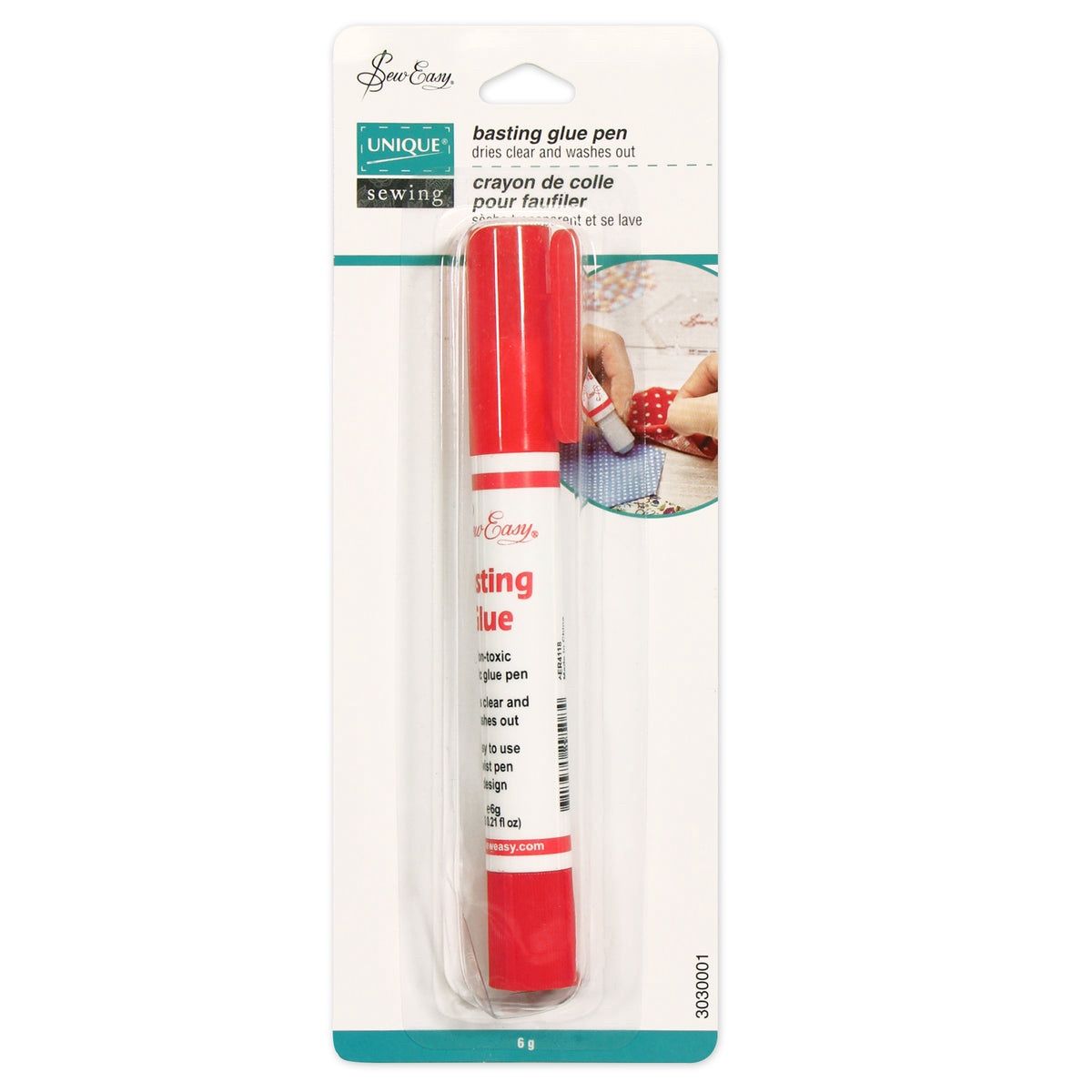 SEW EASY Basting Glue Pen - 6g (.21 fl. oz)